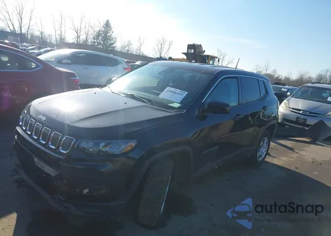 2022 Jeep Compass Sport 4X4 из США, поврежденный, VIN 3C4NJDAB7NT221082